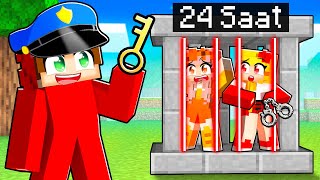 Arkadaşlarımı 24 Saat Hapi̇shaneye Kapattım - Minecraft