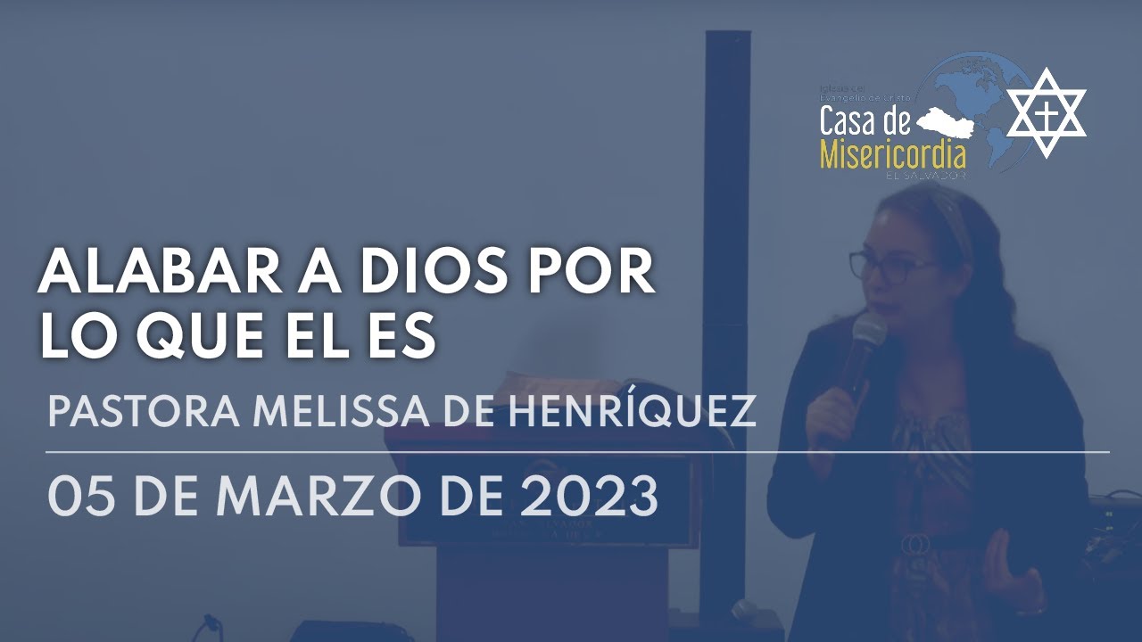 Alabar a Dios por lo que El es