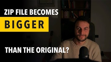 Can a Zipped File Become Bigger than the Original?