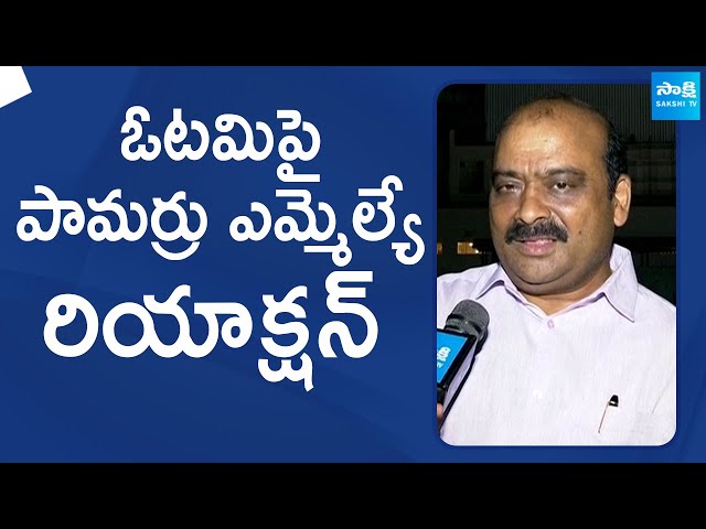 Pamarru Anil Kumar Reacts On AP Elections Results 2024 | YSRCP |@SakshiTVLIVE class=