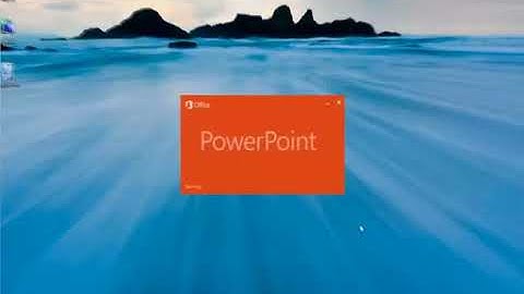 How to add soundtrack to a Microsoft® PowerPoint 2013 presentation in Windows® 8 1