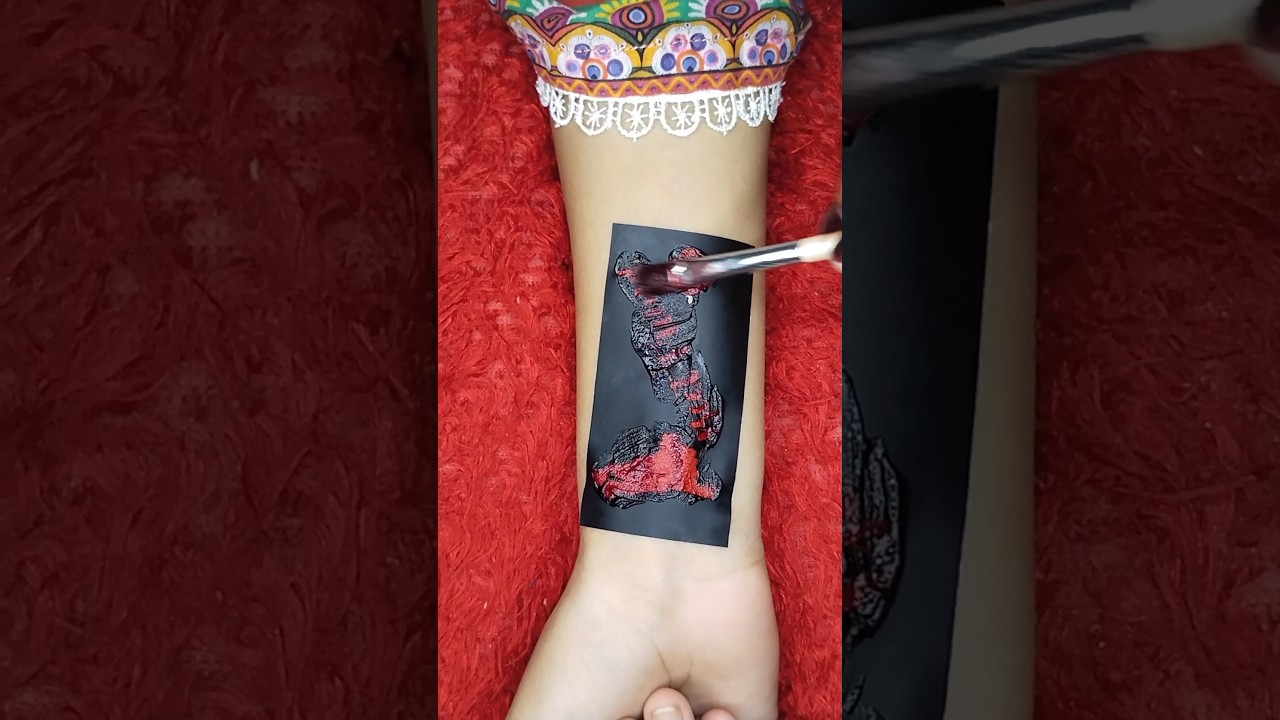 beautiful tattoo sticker design #shorts