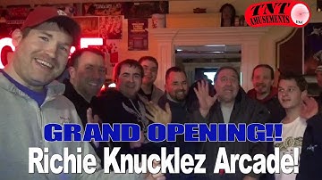#920 RICHIE KNUCKLEZ Grand Opening Classic Arcade in Flemington NJ! TNT Amusements