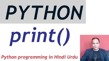 Python basics programming tutorial for beginners | Python print hello world code in Hindi Urdu