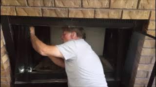 Replacing refractory panels.