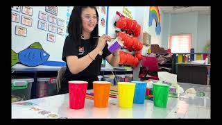 Hand-made Teaching Material- Popsicle Sticks Color Sorting Activity
