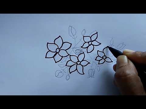  Cara Menggambar Bunga Melati  YouTube