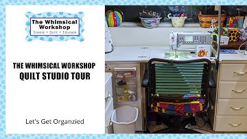 Quilting Studio Tour of The Whimsical Workshop 2020 | Heidi Pridemore