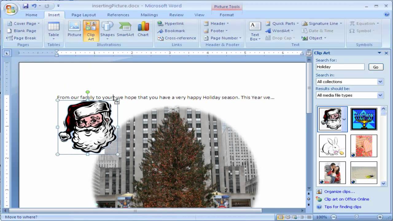 microsoft word 2007 clip art not working - photo #35