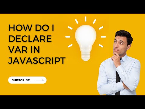 The old var tutorial in JavaScript