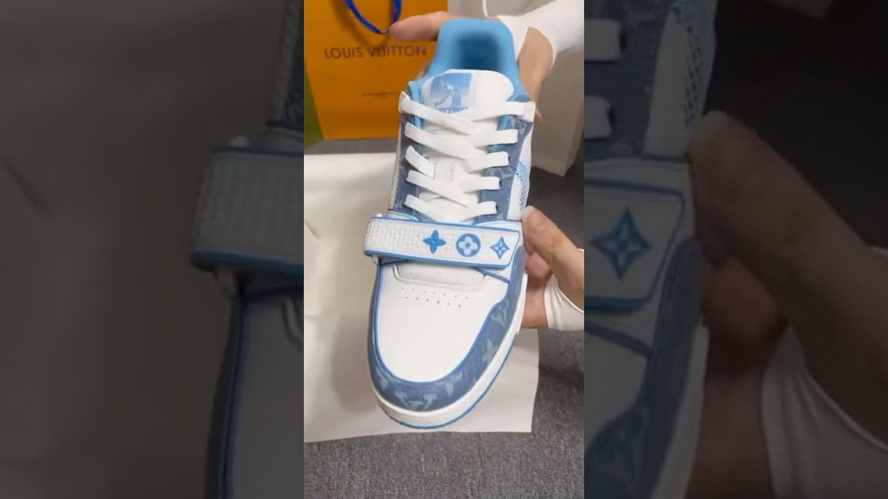 LV Light Blue Denim Trainers REVIEW - The Hottest Summer Sneaker? 