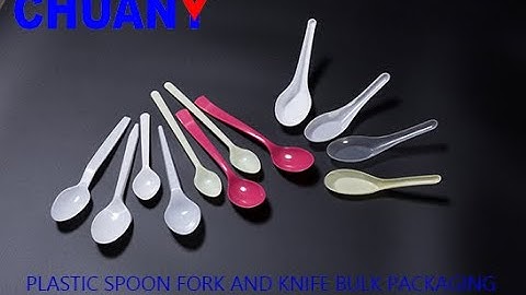 Stack mold for spoon fork and knife with bulk packaging full automation