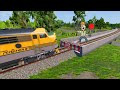 trains High speed accident 😲 Beamng.drive #trains
