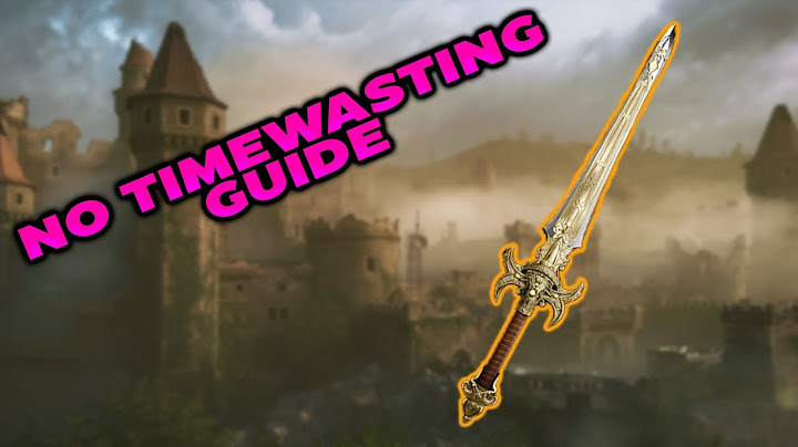 LIGHT SWORD UPGRADE GUIDE - NO TIMEWASTING (Citadelle des Morts)