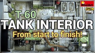 How to build, paint and weather a tank interior! MiniArt's 1/35 T-60