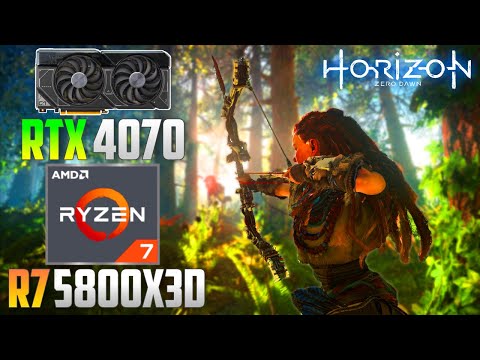 Horizon Zero Dawn : RTX 4070 + R7 5800X3D | 4K - 1440p - 1080p | Ultra + DLSS