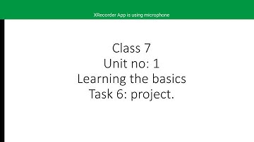Computer Digital world book 6.. Unit No:1﻿ Topic:Task No:6  "Project" Page No:38 to 40