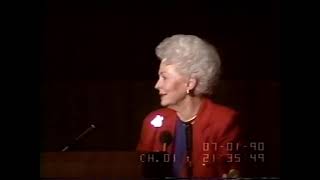 Ann Richards keynote address at the Democratic party convention in Texas (1990)