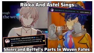 Shinri and Bettel's Reaction To Rikka and Astel Singing Their Parts In 'Woven Fates'