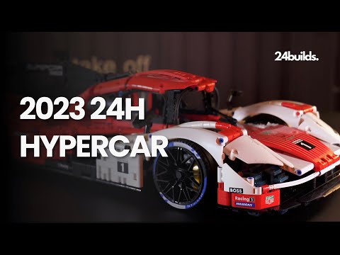 Конструктор Technic GULY 10615 – Porsche 963. 3460 деталей, совместимый с лезвия. Техник Порше Спорткар, видео 1