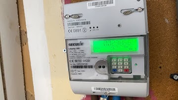 How to read a Secure Liberty 100 electricity meter