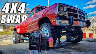 1st Gen Cummins Restoration gets Transmission SWAP