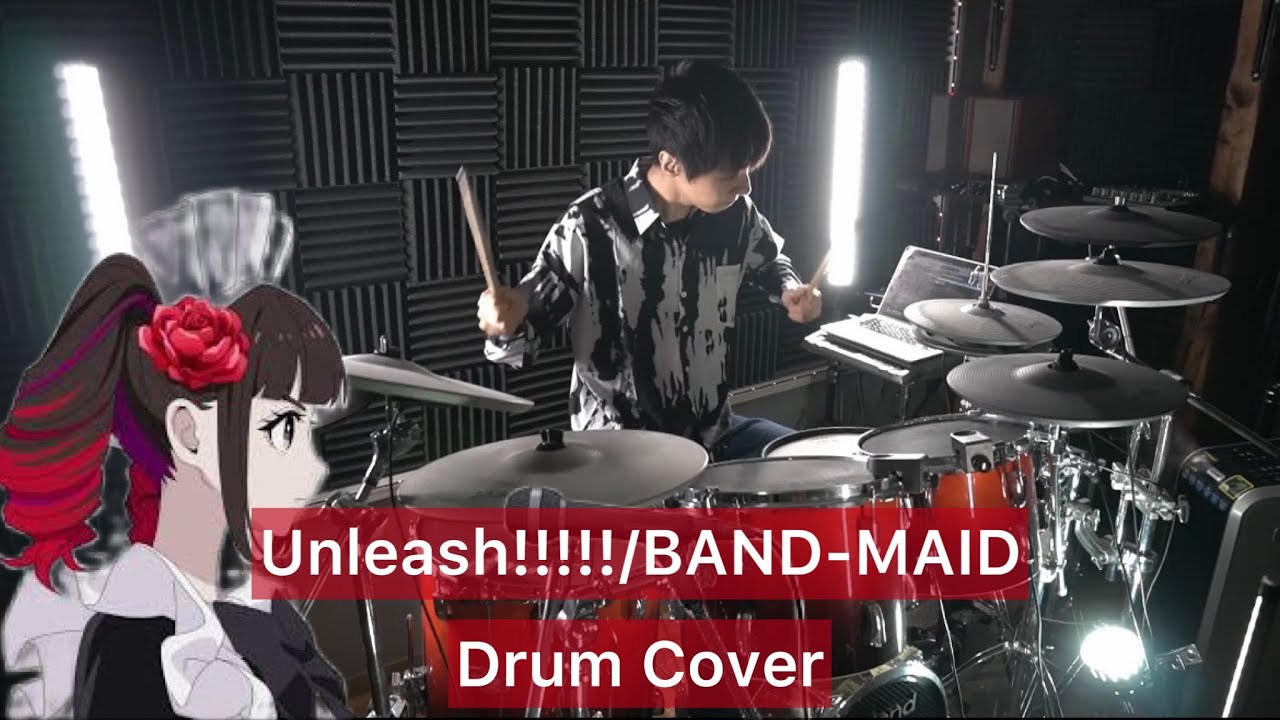 【BANDMAID】Unleash!!!!! ドラム叩いてみた 【Drumcover】 YouTube