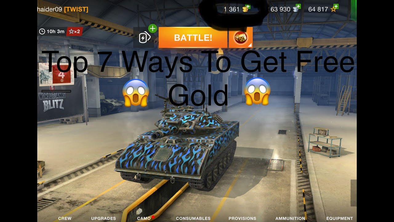 7 Ways To Get Free Gold In Wotb BY PLAYNIG THE GAME YouTube 7-ways-to-get-free-gold-in-wotb-by-playnig-the-game-youtube