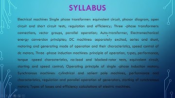 SYNCHRONOUS GENERATOR   PART 1