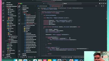 Building Container commander desktop application Timelapse video #laravel #docker #php