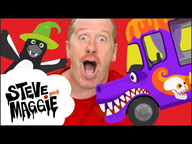 Halloween Ice Cream Van for Kids with Steve and Maggie | Halloween Pirate Ship | Wow English TV class=