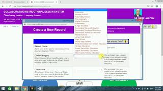 CIDS Tutorial 1(a) Create New Record