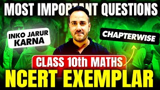 Class 10th Maths Most important NCERT Exemplar Questions Chapterwise for Final Board Exam Ushank Sir screenshot 3