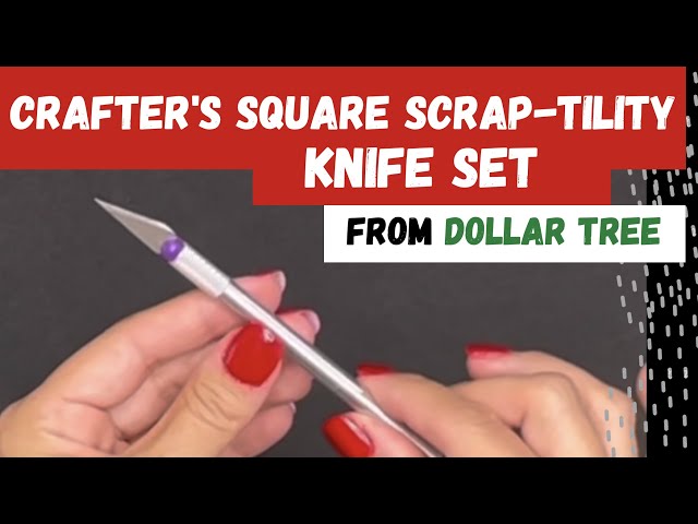 Crafter's Square Scrap-tility Knife Set with 6 Blades