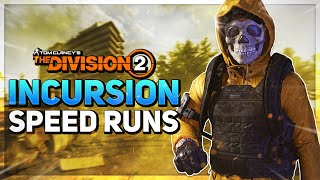 The Division 2 Incursion Speed Runs (PlayStation) NO GLITCHES or ONE SHOTS!