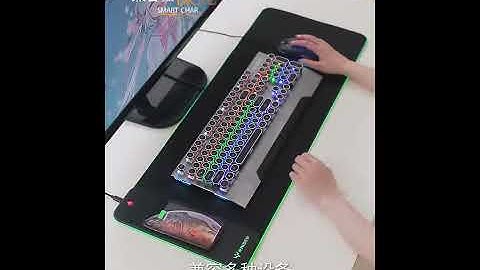 Wireless charging mouse pad RGB gaming