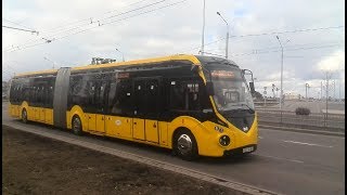 Минсктранс - Новые электробусы XXI века в Минске (12. 03. 2019)