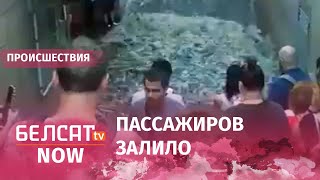 В Киеве затопило метро