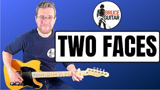 Bruce Springsteen - Two Faces guitar lesson