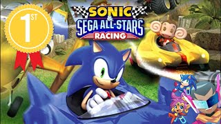 Sonic All Stars Racing. Going for all 1st place wins