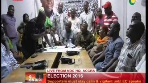 NDC's press conference ahead of EC declaration