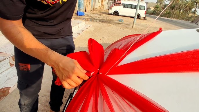 DIY Large Bow for Car / Truck / SUV HoodMake Your Own! Save Some Cash!  Huge Bow! 