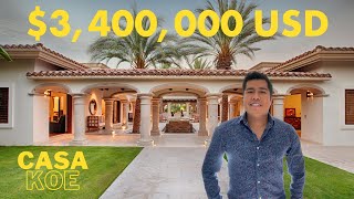 Increible casa en venta en la mejor zona de los Cabos:Palmilla | Casa Koe: lujosa casa en los Cabos
