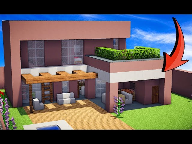 Minecraft Tutorial : CASA MODERNA #566 [ Modern House ] 