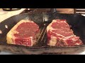 Steak (feat. Rare Food Shop steaks: Bolzico Beef Striploin and Snake River Farms Wagyu Striploin)