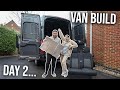 VAN BUILD DAY 2... RUNNING INTO PROBLEMS ALREADY!