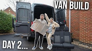 VAN BUILD DAY 2... RUNNING INTO PROBLEMS ALREADY!