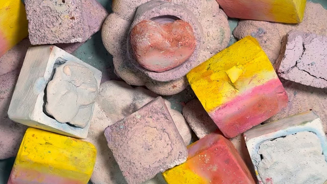 Variety gym chalk crush sunset dyed blocks of gym chalk with gym chalk ...