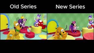 Mickey Mouse Clubhouse (Old Series) Vs. Mickey Mouse Clubhouse  (New Series) Intro & Hot Dog Song