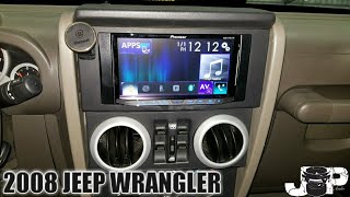 2008 JEEP wrangler radio removal - YouTube